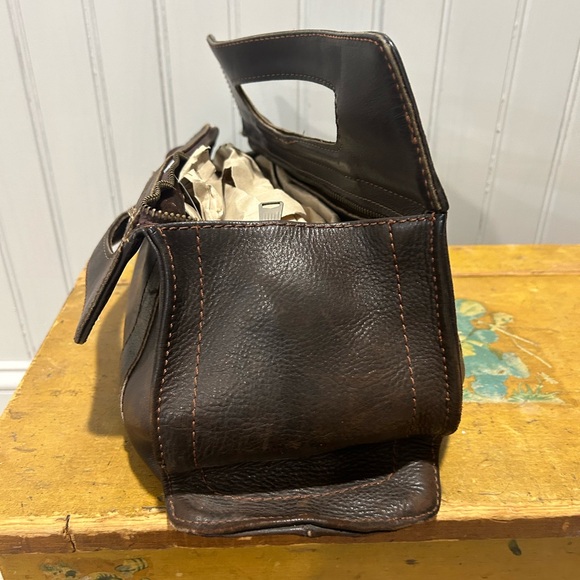 Vintage Dark Brown Handbag - Picture 4 of 5